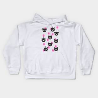 Funny Cat, Pig, Bear Kids Hoodie